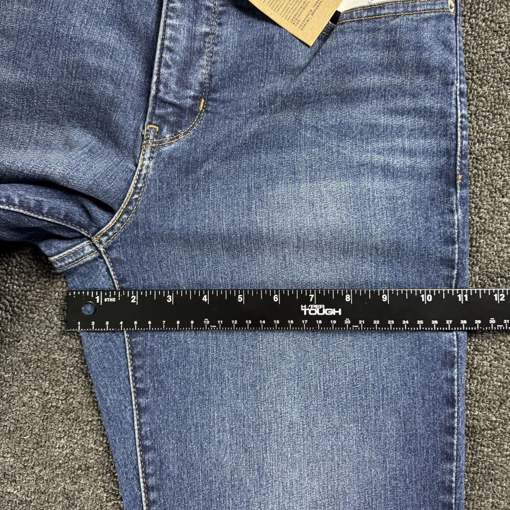 Levi's Women's 314 Shaping Straight Mid-Rise Stretch Denim Jean 29x32 Dark Wash - Picture 7 of 16